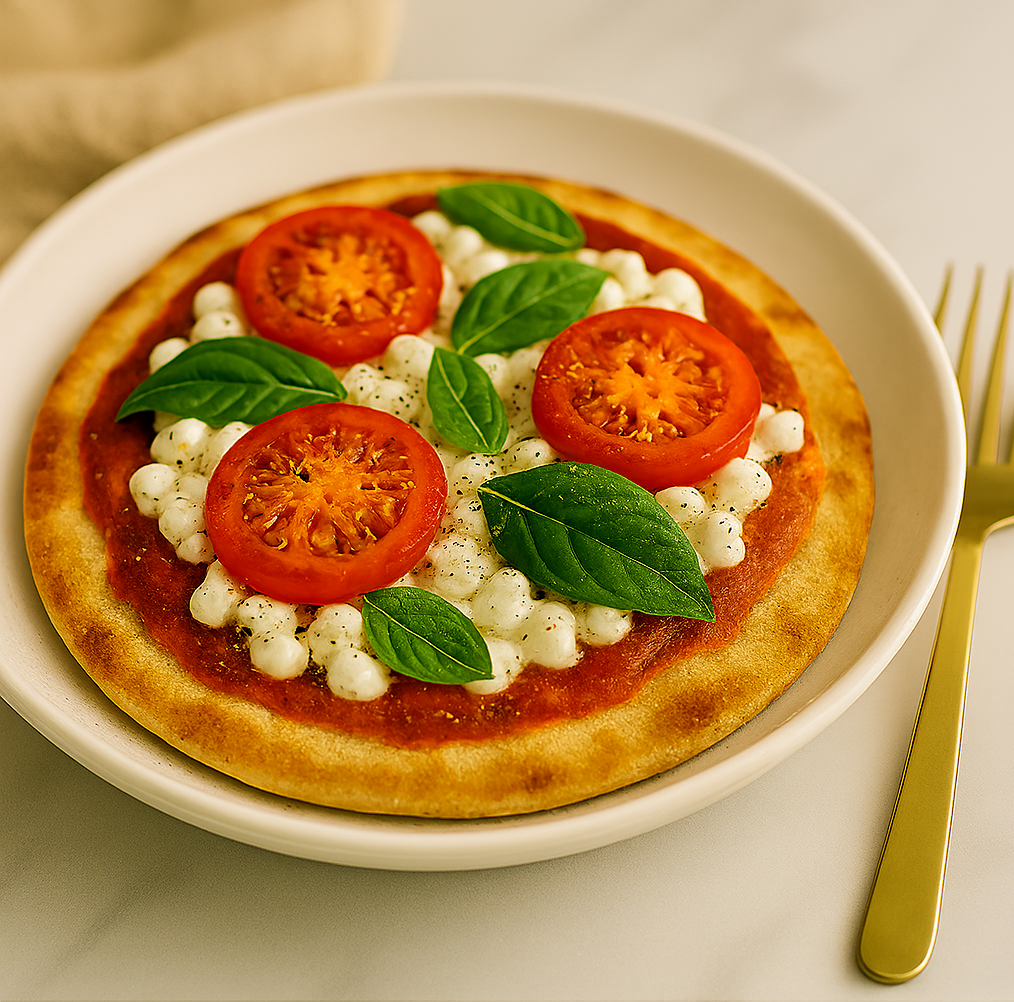 Bold Plating cottage cheese flatbread pizza