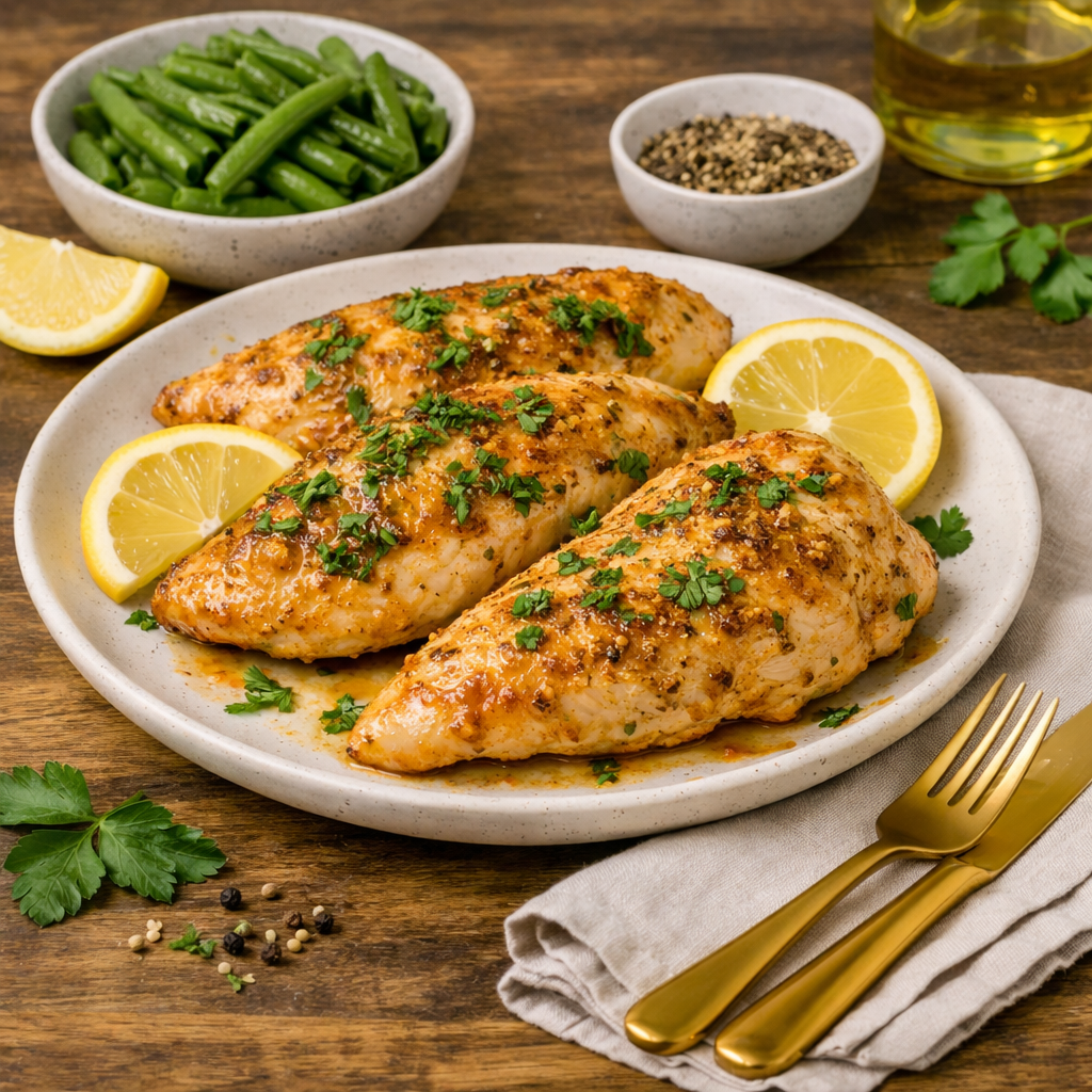 simple lemon pepper chicken